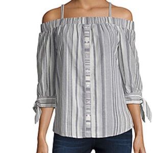 Off the shoulder, IZ BYER blouse! New with tags!